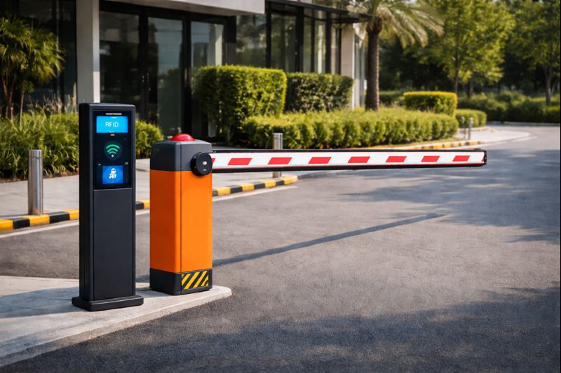 Automatic Boom Barrier With Anpr Camera In Hyderabad
