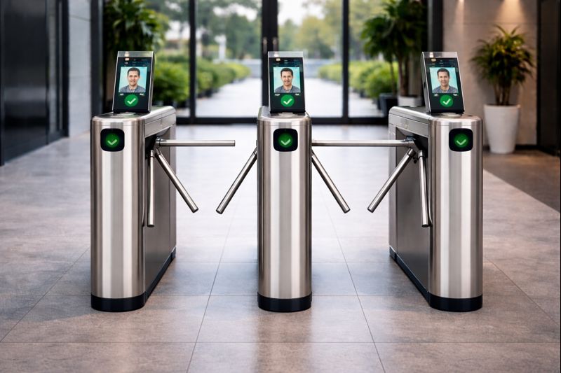 Turnstile With Biometric In Hyderabad